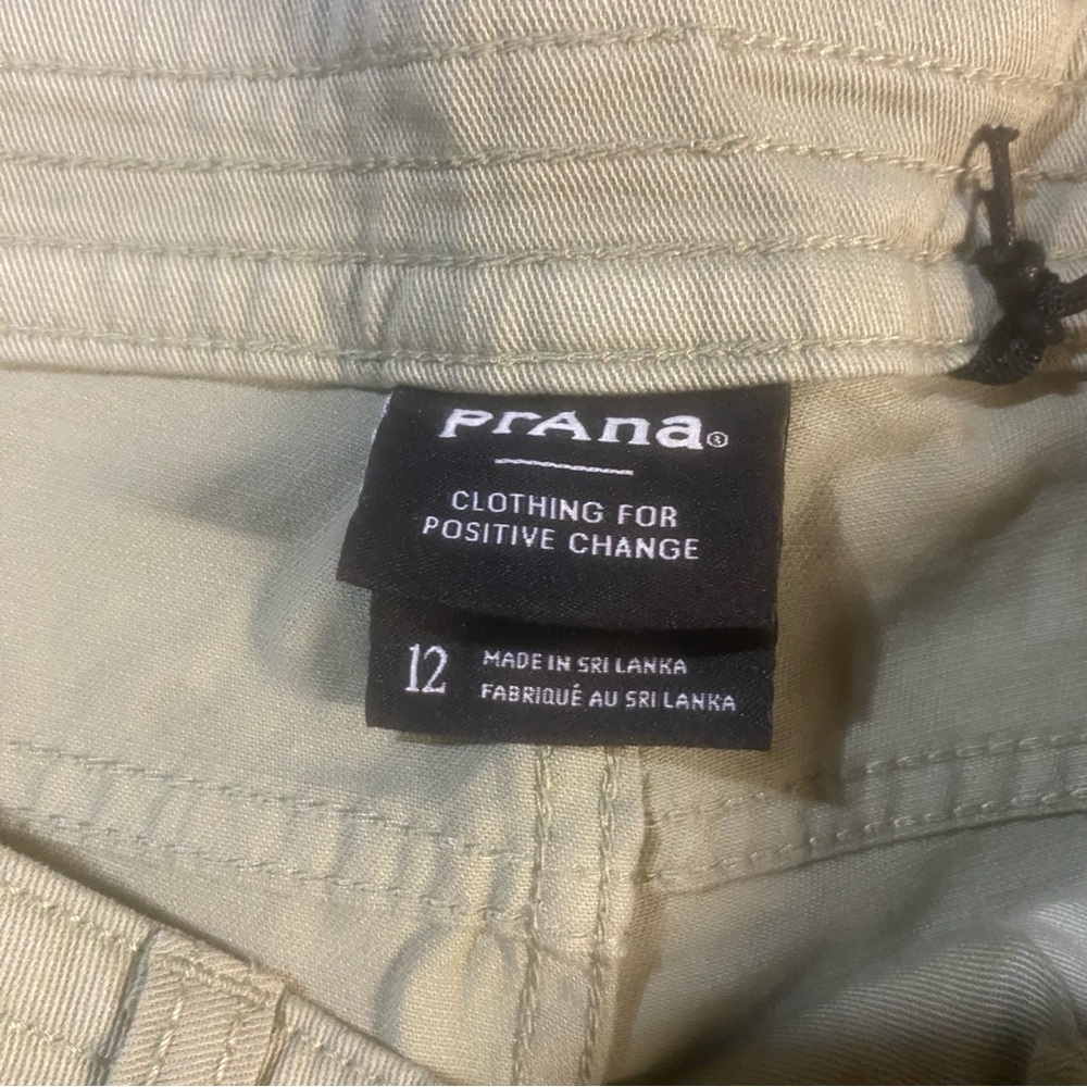 Prana Sancho Short Women’s Size 12 Organic Cotton Fair Trade Outdoor 2pc - Picture 3 of 9